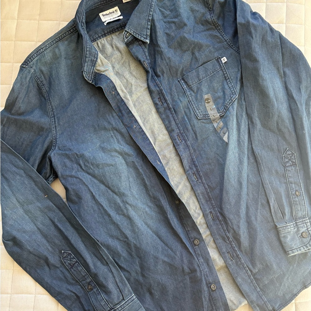 Timberland - Men's Blue Denim Shirt